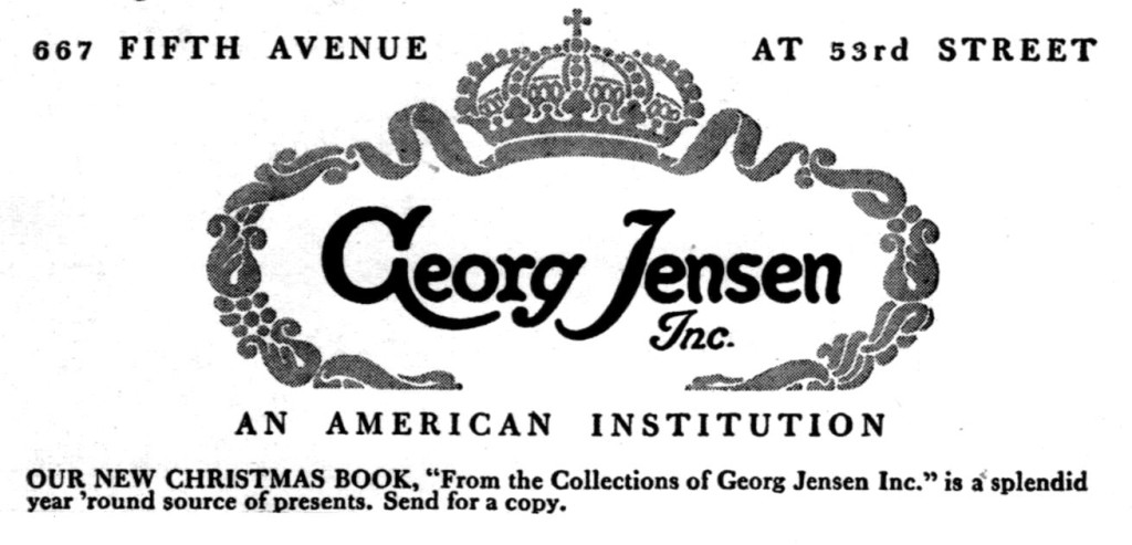 1940 Georg Jensen Inc. crest