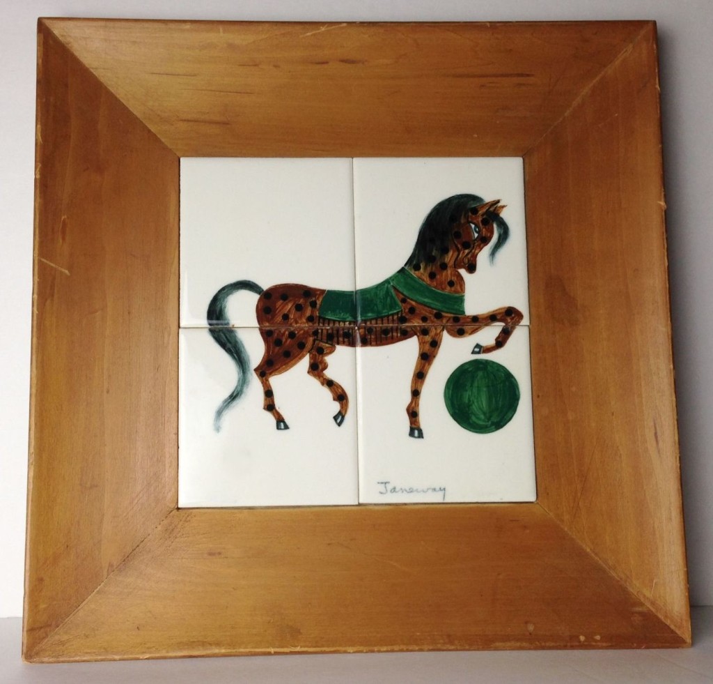 CJ tray horse 4 tile